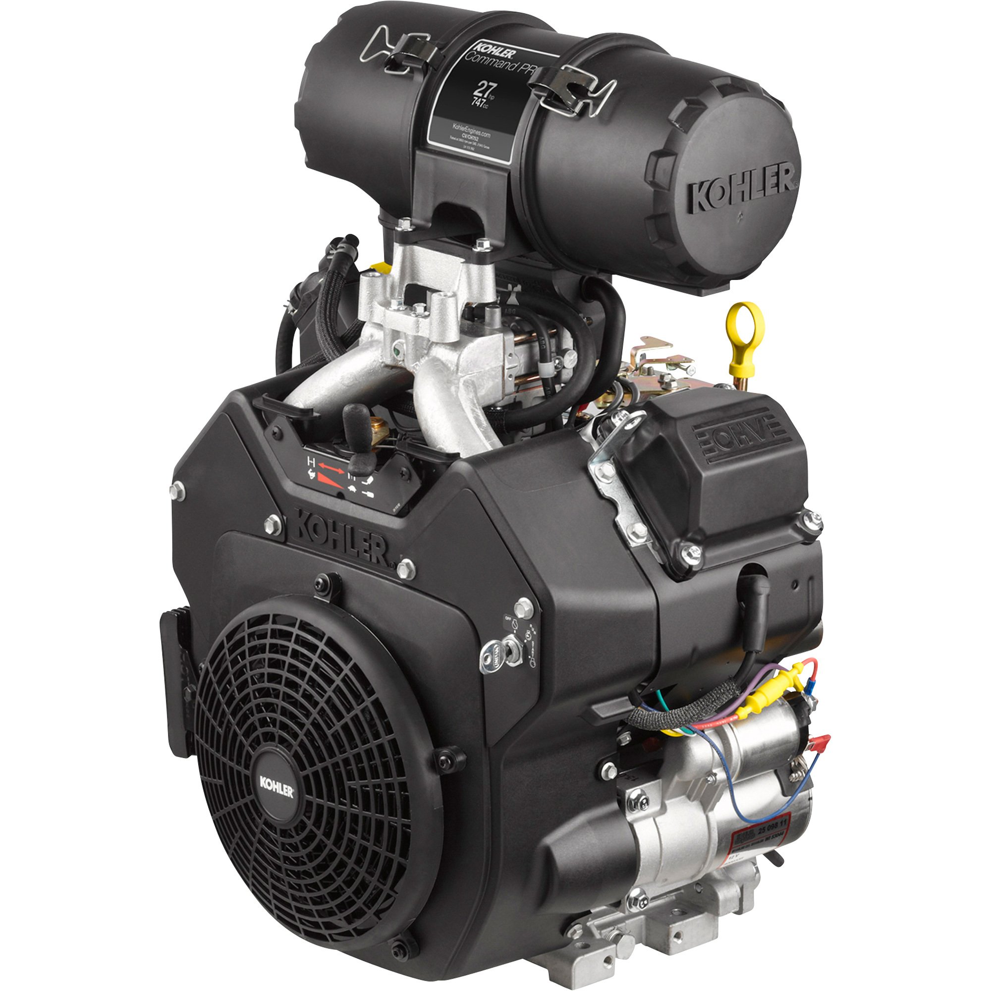 Kohler Command Pro Dual Cylinder Ohv Horizontal Engine — 27 Hp 1 716in X 4 1532in Shaft 4363